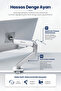 17-34" Lynx Series Gas Piston Monitor Arm 10 kg Carrying Capacity Vesa Compatible Silver - 3
