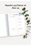Manifest Notebook &Manifest Diary & 92 Pages (46 Sheets) - 2