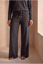 Women's Relaxed Fit Wide Leg Trousers Anthracite - 2