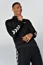 سترة رياضية للرجال باللون الأسود 921133-2001 Hmlfalconzo Zip Jacket - 2