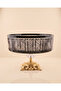 Crystal Decor Presentation Bowl / Salad Bowl / Decorative Bowl - 2
