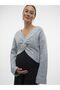 Gestricktes Oberteil Umstands-strickpullover
