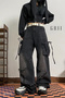 Y2K Vintage Wide Leg Jean Wide Leg Jeans Pocket Rope Detail - 2