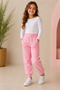 Set of 3 Seasonal 2-Thread Non-Threaded Girls' Sweatpants - 2