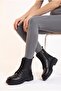Non-Slip Rubber Stitched Orthopedic Sole Fur Lined Zippered Waterproof Guaranteed Women's Boots Iarnă - 2
