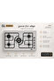 Flat Top Gas Griddle with Italian Burners Turkey Assembly 87*51 cm Integrated with Large Central Burner - 2