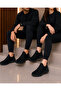 Laceless Knit Sneaker-Black - 7