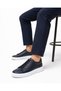 Men's Black Genuine Leather Sports Casual Daily Shoes – Comfortable and Stylish Design - 4