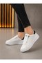 Unisex Faylon Sole Orthopedic Sports Shoes - White Black Stone - 4