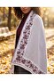 Cashmere Textured Shoulder Shawl, Knitwear Shawl, Cape Shawl, Poncho - 2