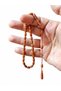 Certified Hünkâr Series Ottoman Czechoslovakian Catalin Prayer Beads – 5X8 mm Capsule Cut Bureaucrat Size Velvet Finish