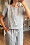 Gray Tomorrow Shiny Viscose Suit - 2