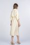 Women's Summer Yellow Armina Shoulder Tulle Detail Viscose Dress 50394 - 4