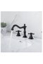 Bathroom Sink Faucet Built-In Black Set of 3 Rustic New Imported with 7 Years Warranty - 4