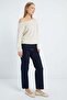 Basic Boat Neck Modal Sweatshirt - 5