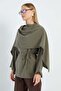 Fullamodest Shawl Detailed Waist-Tie Tunic - 3