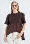 Basic Long Back Oversize T-Shirt - 2