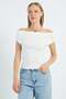 Basic Madonna Collar Slim Fit Blouse
