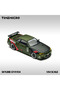 Timemicro 1:64 Nissan Skyline Gt-R R34 Matte Green Disruption Hood and Trunk Openable Tm646317 - 2