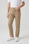 Boys' School Nefti Green Long and Short Sleeve Polo Collar T-Shirt Beige Ribbed Waist Pants 3-Piece Bottom-Top Set - 3