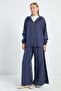 Zippered Hooded 2-Piece Set - 3