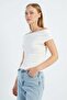 Basic Madonna Collar Slim Fit Blouse - 3