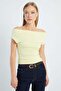 Basic Madonna Collar Slim Fit Blouse - 2