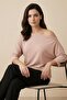 Women's Casual Beige Boat Neck Blouse - 4