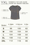 Women's Plus Size Lycra Crew Neck Brush Patterned Three Quarter Sleeve Mom T-Shirt Combed Cotton Blouse - 6
