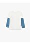 Cotton Long Fake Sleeves Crew Neck Printed T-Shirt - 3