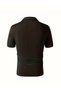 Men's Short Sleeve Polo Collar Knitwear Tshirt - 4