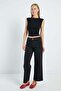 Double Buttoned Gabardine Trousers - 3