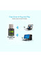 محول USB WiFi Bluetooth، جهاز استقبال خارجي للشبكة اللاسلكية ثنائي النطاق 2.4/5 جيجاهرتز بسرعة 600 ميجابت في الثانية - 6