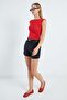 Slim Fit Blouse with Draped Sides - 3