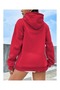 Women's Printed Oversize Hooded Sweatshirt - 2
