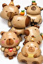 Capybara Foil Balloon Set 6 Pieces 14 Inch Capybara Themed Birthday Party Decoration - 7