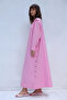 Gold Buttoned Maxi Dress - 4