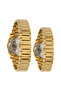 Eclipse Couple Edition – Gold Radiance – 6-Hands Chronograph Watch with Steel Strap – Waterproof - 3