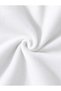 Women's Colorful Flowers Branch Printed Sleeve Detailed Comfortable Fit Crew Neck White Sweatshirt - 4