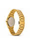Minimal Men's Watch – 40mm Gold Sunray Dial, Small Seconds Sub-Dial, Quartz Movement, Gold - 3