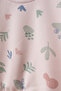 Baby Girl Pink Leaf Patterned 2 Yarn Sweatshirt and Camisole Leggings 2-Piece Set - 4