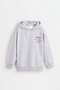 Baskılı kapüşonlu sweatshirt