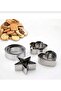 12-Piece Stainless Steel Cookie Cutter Set |   Heart Star Flower Fruit Shaped Dough Cutter - 2