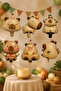 Capybara Foil Balloon Set 6 Pieces 14 Inch Capybara Themed Birthday Party Decoration - 4