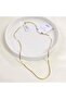 Xuping 2 mm Snake Chain Necklace 45 cm Gold - 3