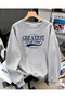 Women's Greatest of All Written Comfortable Fit Crew Neck Gray Sweatshirt