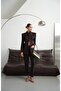 Pointed Long Collar Jacket and Pants Design Set - 6