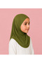 Girls Hijab for Kids – Modest Islamic Headscarf for Muslim Girls, Comfortable Pull-On Style Kids Hijab for Everyday Wear - 2