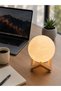 Decorative 3D Moon Light Table Lamp Gift Atmosphere Lighting - 2