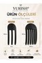 Unisex Men's 2-Piece Black Fluffy Hair Lift Root Volume Heatless Styling Comb Hairpiece Volumizing Korean Clip - 4